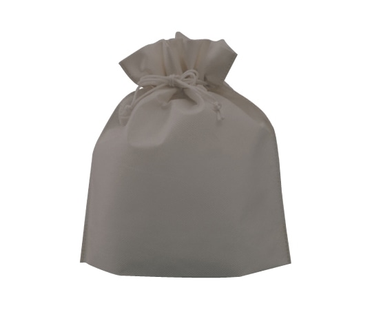 三和 不織布巾着 (大)ライトグレー 1ケース(1000枚入) SW2528-16 1ケース（ご注文単位1ケース）【直送品】