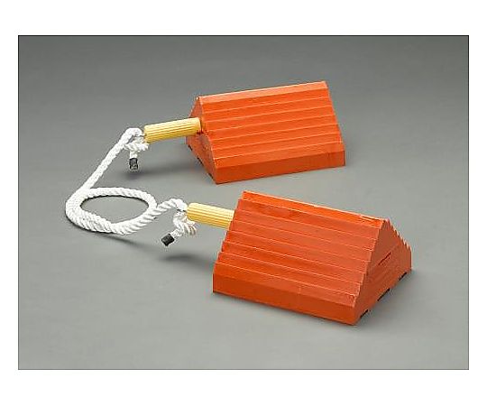 エスコ 254x216x127mm ホイールチョーク(ウレタン製/2個組) EA984SF-2 1組(ご注文単位1組)【直送品】