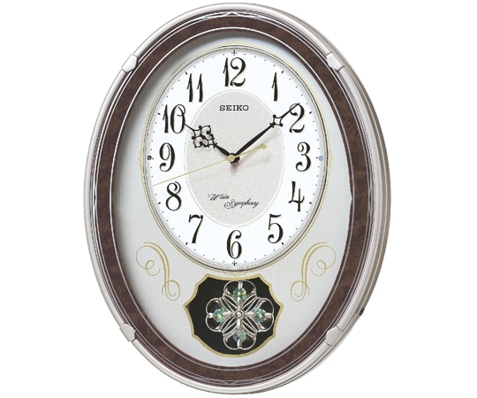 セイコー 電波アミューズ時計 415×325×78mm 薄金色 AM259B 1個(ご注文単位1個)【直送品】
