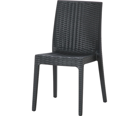 不二貿易 ステラ チェアー ブラック(11232) 1セット(2個入) 49909 1セット（ご注文単位1セット）【直送品】