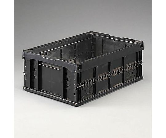 エスコ 650x440x249mm/54.9L ハイテク折畳コンテナ EA506AE-33A 1個 (ご注文単位1個)【直送品】