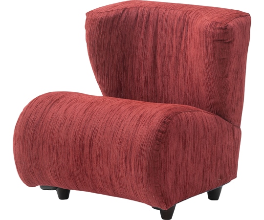 東谷 ポータブルチェア レッド NS-611RD 1個（ご注文単位1個）【直送品】