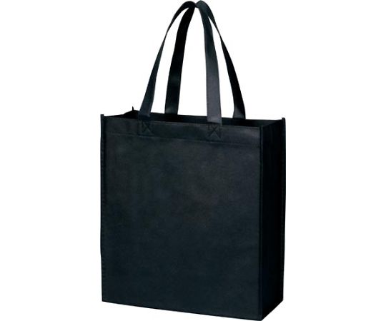 大川企画 不織布バッグ ブラック S 1パック(5枚入) B-S010 1パック(ご注文単位1パック)【直送品】