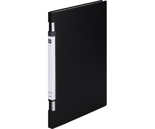 カウネット ピックアップクリヤーブック 固定式 20P ブラック 4320-7831 1冊(ご注文単位1冊)【直送品】