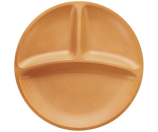 Daiwa 25cm3ツ仕切プレート ライトブラウン WD-15-LBR 1個(ご注文単位1個)【直送品】