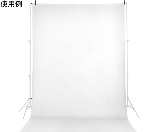 サンテック 背景布 S ホワイト S803 1個（ご注文単位1個）【直送品】