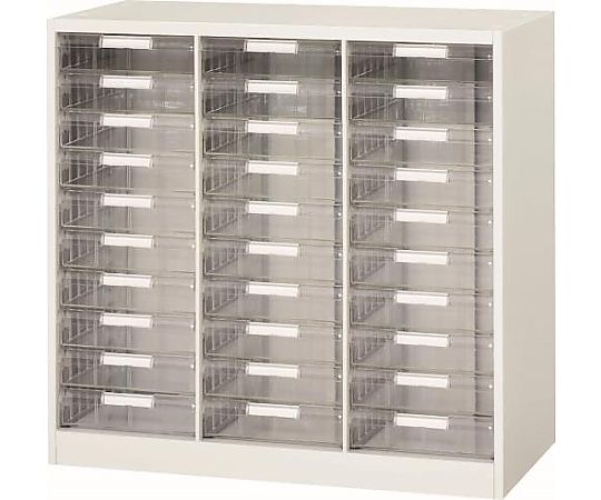 エスコ 900x450x 890mm/3列・10段 キャビネット(トレー型) EA954DJ-103 1台(ご注文単位1台)【直送品】