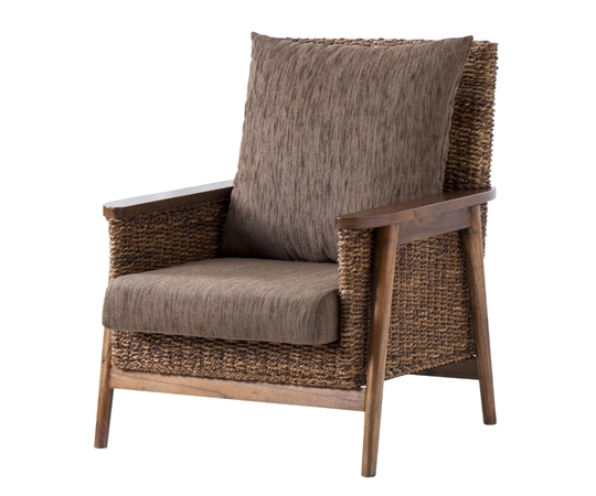 東谷 ソファ 1人掛 ブラウン NRS-451 1個（ご注文単位1個）【直送品】