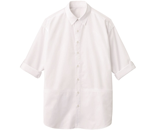 カーシーカシマ HEARTGREEN ロングシャツ Scandinavian Pattern Collection ホワイト LL HSY014 1枚（ご注文単位1枚）【直送品】