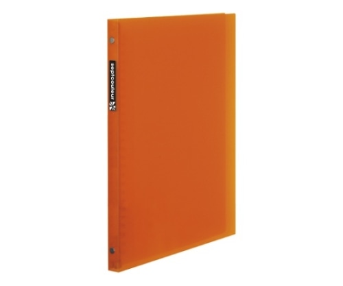 マルマン ファイルノート セプトクルール B5 プラスチックバインダー スリム オレンジ F007B-09 1冊(ご注文単位1冊)【直送品】