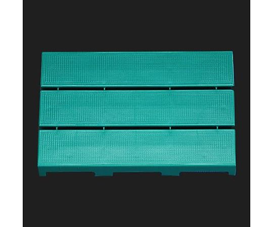 エスコ 297x 444mm すのこ(プラスチック製/グリーン) EA997RJ-31 1枚(ご注文単位1枚)【直送品】