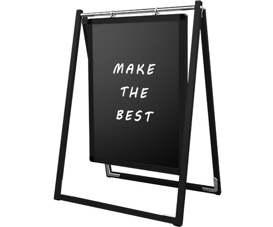 常磐精工 ブラックスイングサイン ブラックボード A2 BSWSBB-A2 1台（ご注文単位1台）【直送品】