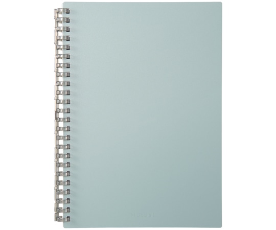 LIHITLAB Mutual オープンリングノート A5 ライトブルー N2673-14 1冊(ご注文単位1冊)【直送品】