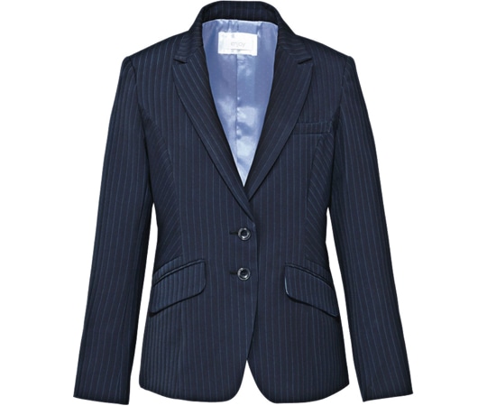 カーシーカシマ ENJOY ジャケット AIR SWING SUITS 1STORY 644-2 ネイビー 15号 EAJ644 1枚（ご注文単位1枚）【直送品】