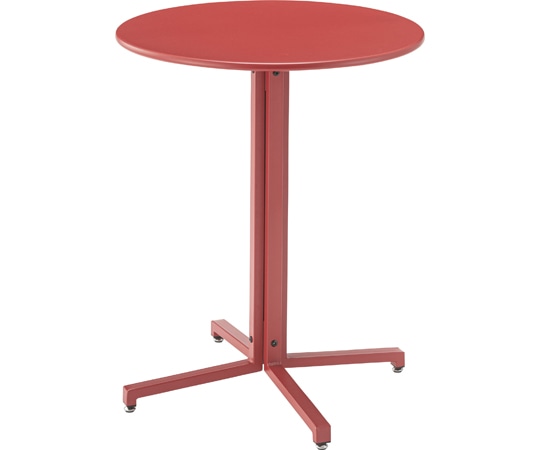 東谷 テーブル レッド PT-330RD 1個（ご注文単位1個）【直送品】
