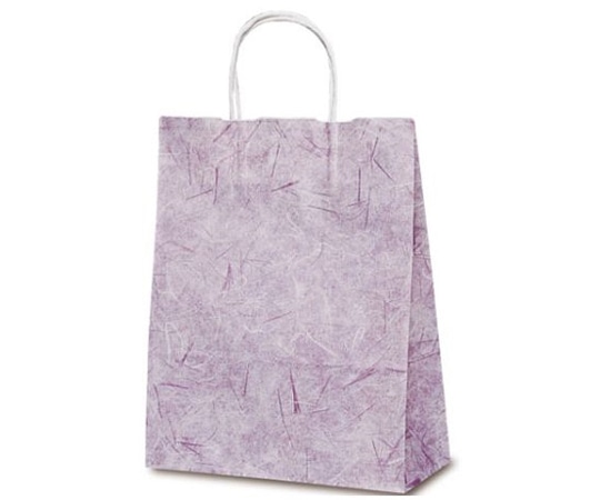 ベルベ 紙袋 自動紐手提袋 T-X 彩流(紫) 200枚 1591 1ケース（ご注文単位1ケース）【直送品】