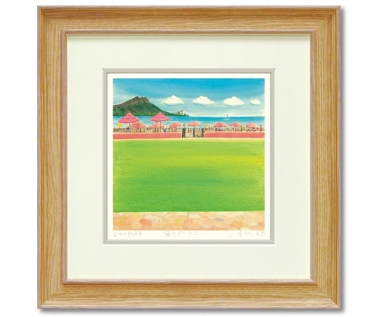 ユーパワー くりのき はるみ｢海とピンクと｣ KH-10160 1個（ご注文単位1個）【直送品】