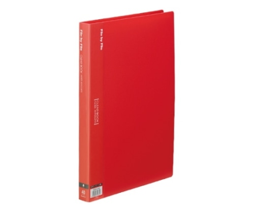 ビュートン クリヤーブック レッド BCB-A4-40R 1冊(ご注文単位1冊)【直送品】