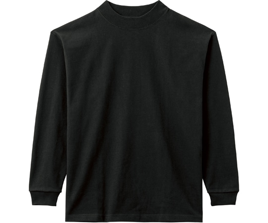 ボンマックス 10.2オンススーパーヘビーウェイトモックネックTシャツ ブラック XL MS1610-16 XL 1枚（ご注文単位1枚）【直送品】