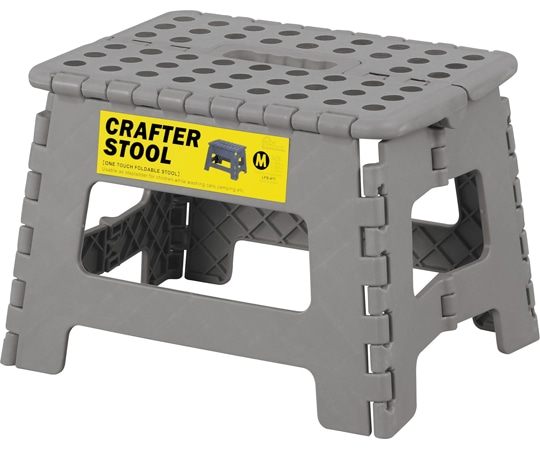 東谷 クラフタースツール M グレー LFS-411GY 1個（ご注文単位1個）【直送品】