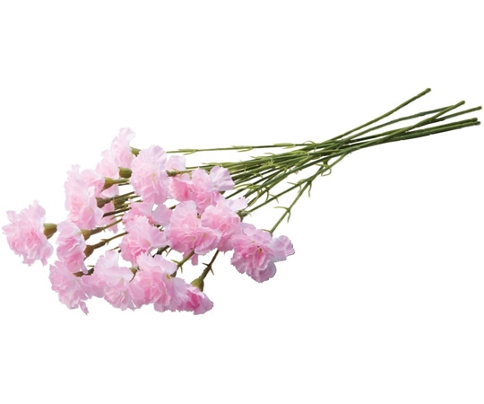 アズワン カーネーションスプレー 53cm (造花) ピンク 24本 33-47-2-1 1本(ご注文単位1本)【直送品】