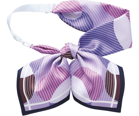 カーシーカシマ ENJOY リボンスカーフ パープル EAZ695 1枚（ご注文単位1枚）【直送品】