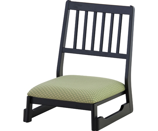 東谷 法事チェア ロータイプ グリーン BC-1040FYE 1個（ご注文単位1個）【直送品】