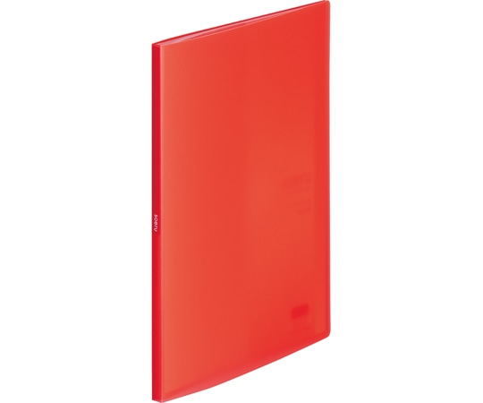 LIHITLAB SOERU クリヤーブック A4S型 ポケット20枚 サニーレッド N8101-3 1冊(ご注文単位1冊)【直送品】