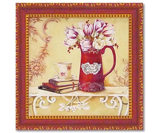 ユーパワー ミニゲル アートフレーム フェリー ステファニア｢リネンとチューリップ｣ FS-02024 1個（ご注文単位1個）【直送品】