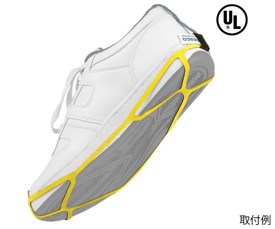 DESCO 静電気対策フットグラウンダー(片足分) 靴底全体 Sサイズ 17270 1個 (ご注文単位1個)【直送品】