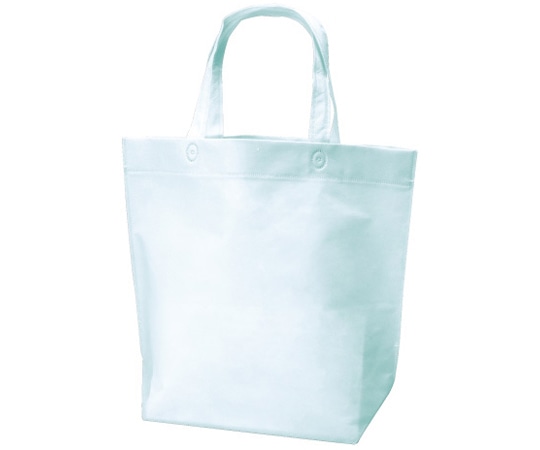 三和 不織布底マチ付バッグ(船底) ライトブルー 1ケース(200枚入) SW403512-4 1ケース（ご注文単位1ケース）【直送品】