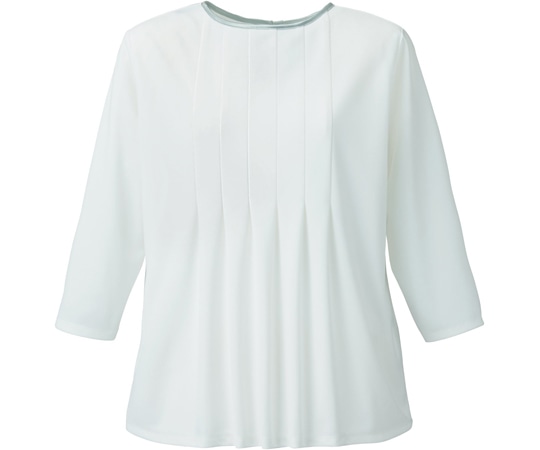 カーシーカシマ ENJOYNoir 七分袖プルオーバー 前後2WAY ホワイト SS NWT039 1枚（ご注文単位1枚）【直送品】