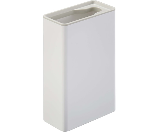 山崎実業 流せるトイレブラシスタンド プレート ホワイト 4857 1個(ご注文単位1個)【直送品】