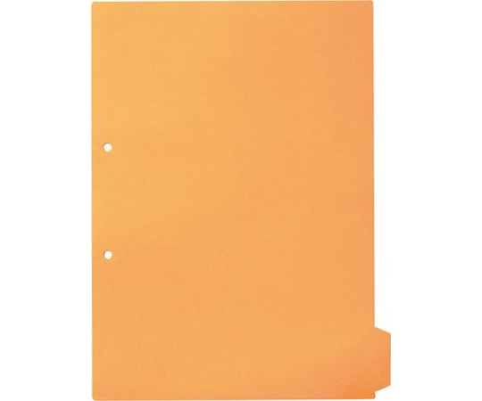 カウネット カラー仕切カード 見出し 補強 6山 第6山橙 10枚 4275-3285 1パック(ご注文単位1パック)【直送品】