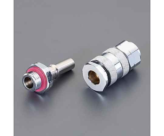 アズワン G1/4 ワンタッチカプラーセット(洗浄機用) EA115ZB-11 1組(ご注文単位1組)【直送品】