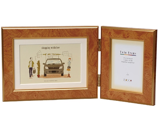 万丈 ツインフレーム クラシック キャメル TF-K53CA 1個(ご注文単位1個)【直送品】