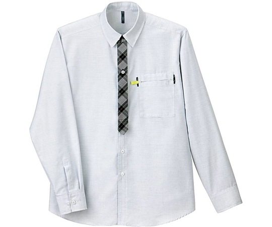 カーシーカシマ CAREAN 長袖シャツ CHECK SERIES ホワイト L CWY123 1枚（ご注文単位1枚）【直送品】