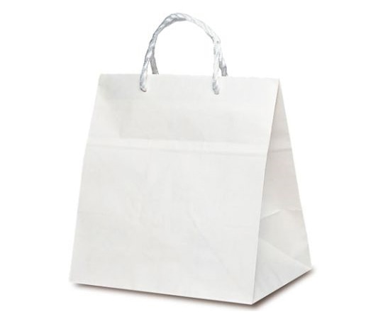 ベルベ 紙袋 PP紐手提袋 T-ワイド 白無地(PP紐) 100枚 1738 1ケース（ご注文単位1ケース）【直送品】