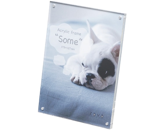 万丈 アクリルフレーム サム 2L判 AS-2L 1個(ご注文単位1個)【直送品】