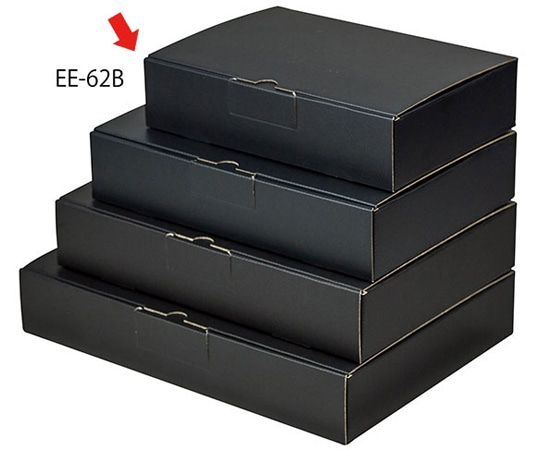 ヤマニパッケージ 宅配箱 はっ水宅配箱 6cm 黒 200枚 EE-62B 1ケース（ご注文単位1ケース）【直送品】
