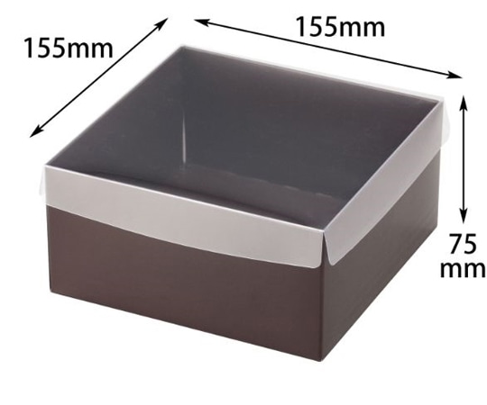 ヤマニパッケージ 贈答箱 Cスクエア75(M) 100枚 16-122 1ケース（ご注文単位1ケース）【直送品】