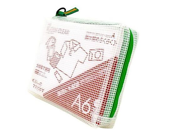 アズワン A6/130x165x30mm メッシュケース(グリーン) EA762CF-348 1個(ご注文単位1個)【直送品】