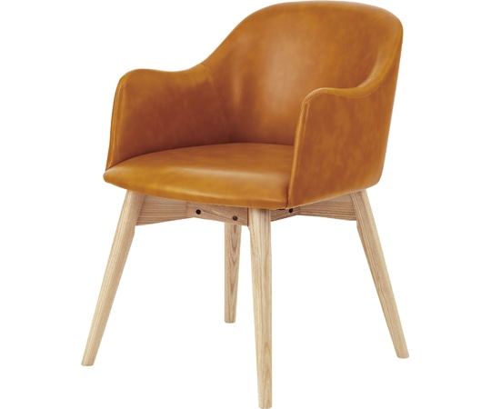 東谷 カラメリ チェア キャメル KRM-010CA 1個（ご注文単位1個）【直送品】