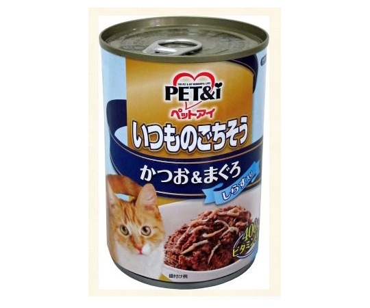 ペットアイ いつものごちそう かつお&まぐろ しらす入り 400g  1箱（ご注文単位1箱）【直送品】