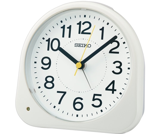 セイコー 夜見える目覚まし時計 113×116×66mm 白 KR525W 1個(ご注文単位1個)【直送品】