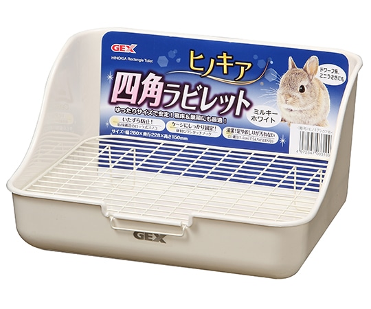 ジェックス ヒノキア 四角ラビレット ミルキーホワイト  1個（ご注文単位1個）【直送品】