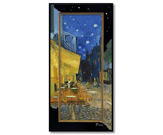 ユーパワー ビッグアート ~名画Lシリーズ~(ゴッホ｢夜のカフェテラス｣) BA-10061 1個（ご注文単位1個）【直送品】