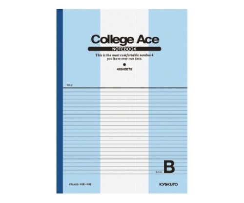 キョクトウ・アソシエイツ カレッジエース B罫 KTA40B 1冊(ご注文単位1冊)【直送品】