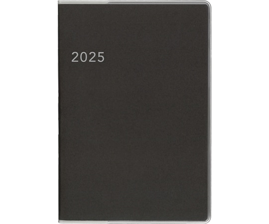 ダイゴー 2025 アポイントノートタイプ A6 マンスリー グレー カバー付 E8147(2025) 1冊(ご注文単位1冊)【直送品】