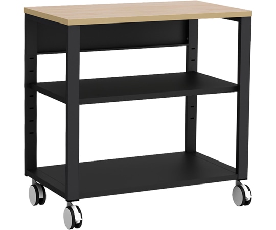 Y2K プリンターテーブル740 ブラック  1台（ご注文単位1台）【直送品】